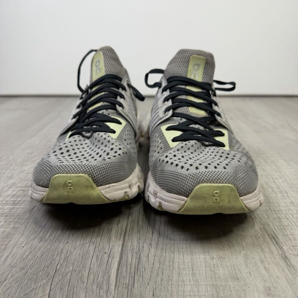 On Cloud Cloudswift Helios Low Top Running Sneakers 9 W Grey Green Hole A - Picture 2 of 12